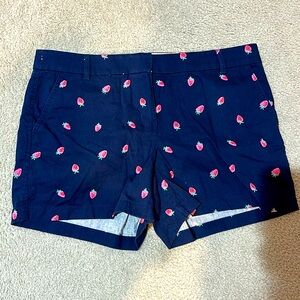 J. Crew Strawberry Shorts